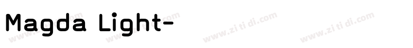Magda Light字体转换